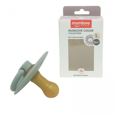 Латексна пустушка (0м+) (МʼЯТНА) Mumlove №0525