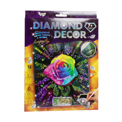 Набір для творчості Diamond Decor: Алмазна троянда Dankotoys DD-01-05
