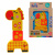 Деревʼяна іграшка-конструктор Wooden Blocks: Жирафа, 4 елементи Kids hits KH20/003