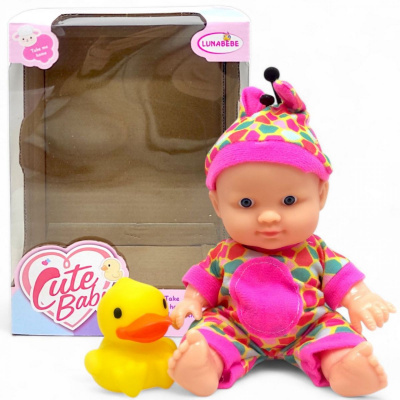 Пупс Cute Baby (висота - 16 cм) рожевий LUNABEBE HX623-5/7