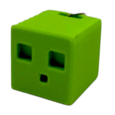 Брелок 3D друк Minecraft Slime / Слизень Майнкрафт Keychain OYTOY 01019100