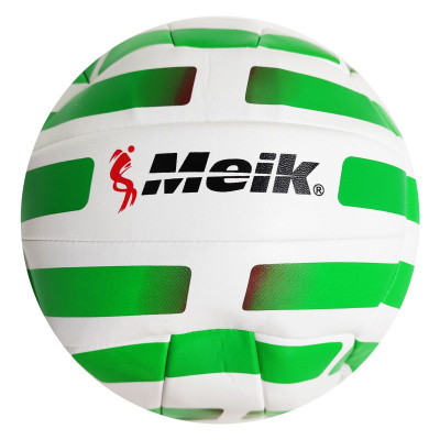 Мʼяч волейбол  PVC (ЗЕЛЕНИЙ В БІЛУ СМУЖКУ) MIC BT-VB-0094