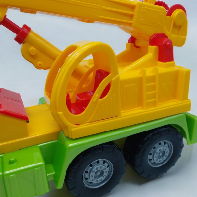 Машинка пластикова Автокран, зелений Colorplast 640