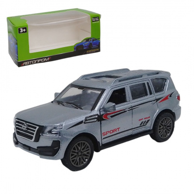 Машинка металева Автопром: Nissan позашляховик (сірий) Автопром AP74181
