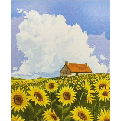 Картина за номерами Сонячна долина  Brushme BS53581
