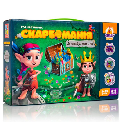 Настільна гра Скарбоманія (укр) Vladi Toys VT8055-30