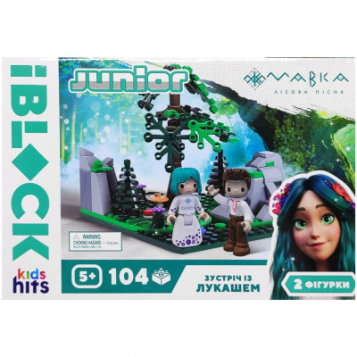 Конструктор Iblock Junior Мавка. Лісова пісня: Зустріч з Лукашем, 104 деталі Kids hits PL-921-520