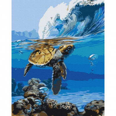 Картина за номерами "В очікуванні серфера" BS52175, 40x50 см