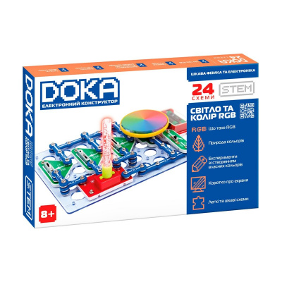 Конструктор електронний Doka Світло та колір RGB DOKA D70700