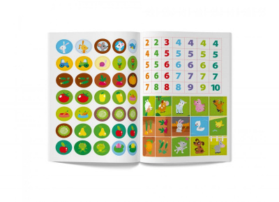 Книжка з наліпками Activity-book. Весела ферма (укр) Crystal Book F00030344