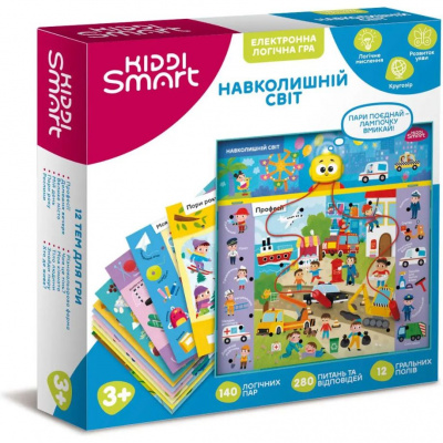 Електронна логічна гра KIDDI SMART – Вікторина: Навколишній світ KIDDI SMART 157-A-002-UA