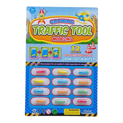 Зростайка у капсулі Транспорт, 12 штук MIC DL32