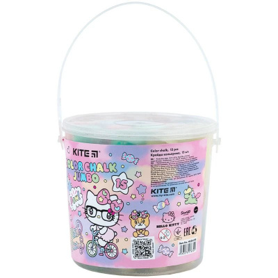 Набір крейд для малювання Color chalk jumbo (15 шт) Kite HK24-074