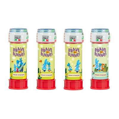 Мильні бульбашки – Brave Bunnies (60 ml) Dulcop Bubble World 103001110071
