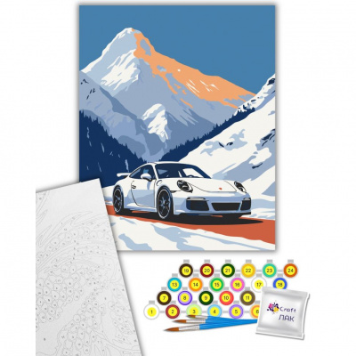 Картина по номерам Porsche 911 40х50 см Art Craft 12505-AC