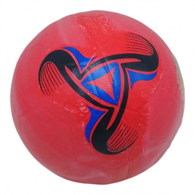 Мʼяч футбольний, гумовий №4 (червоний) MIC FB24364