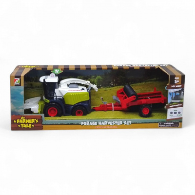 Комбайн з причепом, з підсвічуванням, звуки, інерція Huanzhi Toys 550-5C