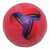 Мʼяч футбольний, гумовий №4 (червоний) MIC FB24364