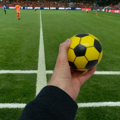 Набір фомових мʼячиків Футбол (6 шт) MIC SPB24636