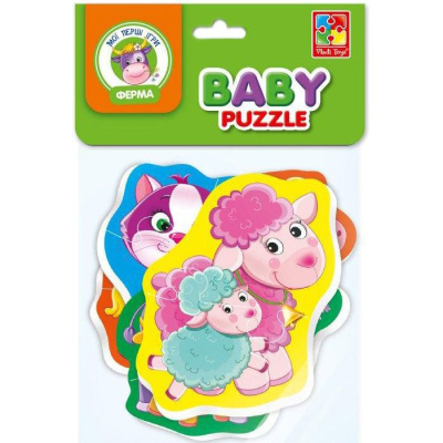Мʼякі бебі пазли Мама та малюк (4 шт) Vladi Toys VT1106-97