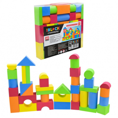 Дитячий конструктор "Safe Blocks" PL89905, 38 деталей