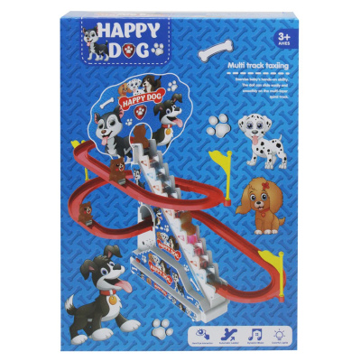 Трек-гірка Happy Dog, світло, музика MIC 3309