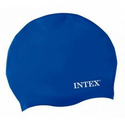 Шапочка для плавання (від 8 років) синя Intex 55992