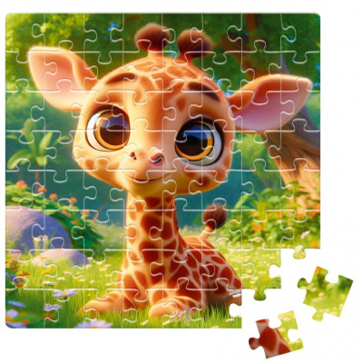 Пазли De.tail. Малий жираф 64 деталі Vladi Toys DT1234-13