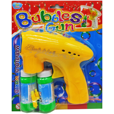 Пістолет з мильними бульбашками, жовтий MIC 609-1