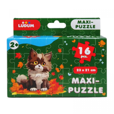 Пазл Максі-пазл Котик, 16 елементів Ludum ME5032-04
