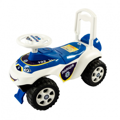 Дитяча каталка толокар "Машинка" 0142/11UA, музична, до 35 кг