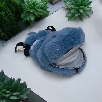 Рюкзак дитячий Котик (29 см), сіро-блакитний Копиця 00196-9