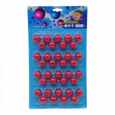 Стрибунці Баскетбольні мʼячики (2,5 см), 36 шт MIC KA-23-1320