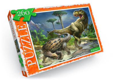 Пазли Битва динозаврів, 260 ел Dankotoys C260-12-01,02