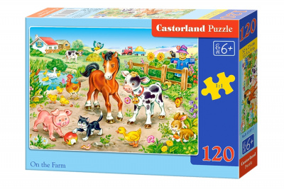 Пазли На фермі, 120 ел Castorland В-13197