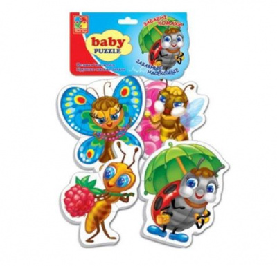 Бебі пазли Веселі комахи Vladi Toys VT1106-82