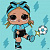 Картина за номерами "L.O.L Surprise! Game on. Kicks" KHO1323, 25x25 см