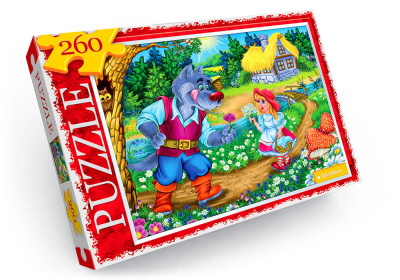 Пазли Червона Шапочка, 260 ел Dankotoys C260-12-01,02
