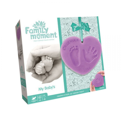 Набір для відбитка ручки і ніжки Family Moment, FMM-01-01U (укр) Dankotoys FMM-01-01U,02