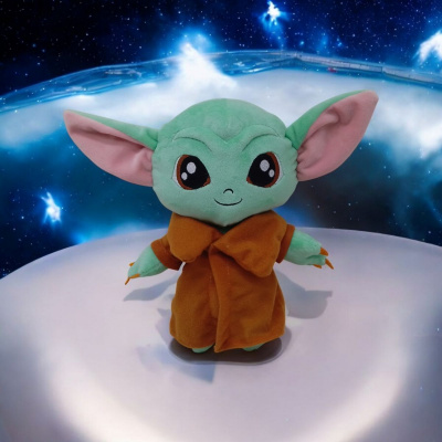Мʼяка іграшка Малюк Йода, розмір - 25 см Kinder Toys 00215-08