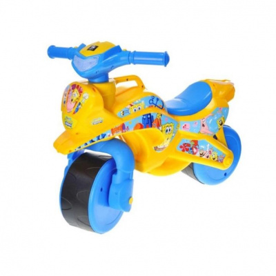 Мотоцикл каталка Губка Боб, (32х52х70 см) qbee QB002-103