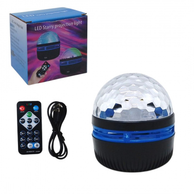 Нічник Star Light. mini (рухлива проєкція, реагує на звук, пульт) MIC C67925