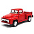 Машинка металева Ford F-100Pickup 1956, червоний Kinsmart KT5451W