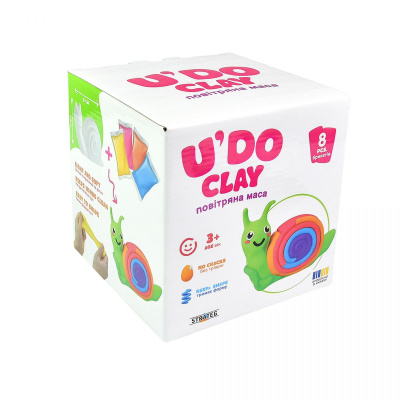 Набір для творчості Равлик UʼDO Clay Strateg 30746
