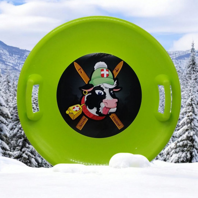 Санки-Льодянка SNOW PLATE (салатовий) 60см MARMAT 6111