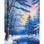 Картина за номерами Зимовий ліс 40x50 см Art Craft 11048-AC