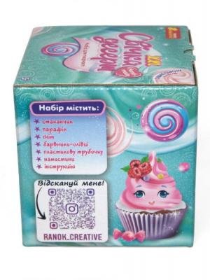 Набір для створення свічки Вишневий десерт Ranok Creative 10100525У