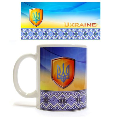 Чашка Ukraine Щит MiC UKR146