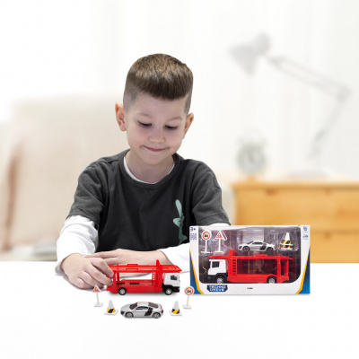 Ігровий набір автомоделей "Автоперевізник Sсania" 250430U масштаб 1:64