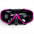 Маска для плавання 17x7,5 см YG Toys (РОЖЕВИЙ) YG Toys 6816BL